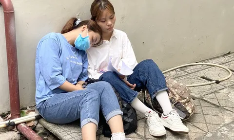 Phụ huynh xếp hàng xuyên đêm chờ nộp hồ sơ xét tuyển bổ sung: Trường thừa nhận 'vỡ trận'